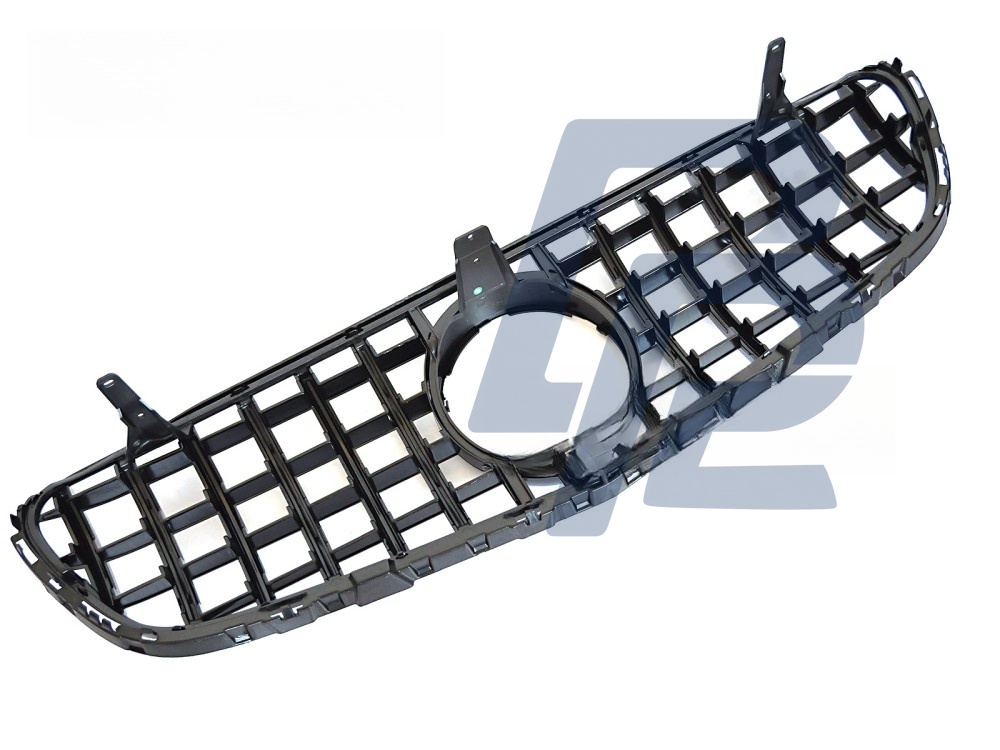 Grille Sport Gloss Black with Camera Hole for Mercedes GLC W253 2015–2018 - 2