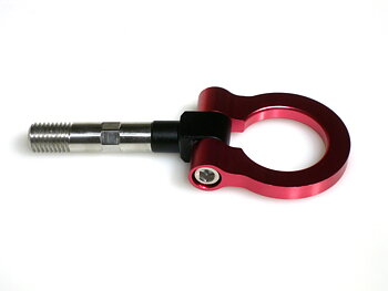 UNIVERSAL FOLD DOWN TOW HOOK RED ANODIZED M18X2,5