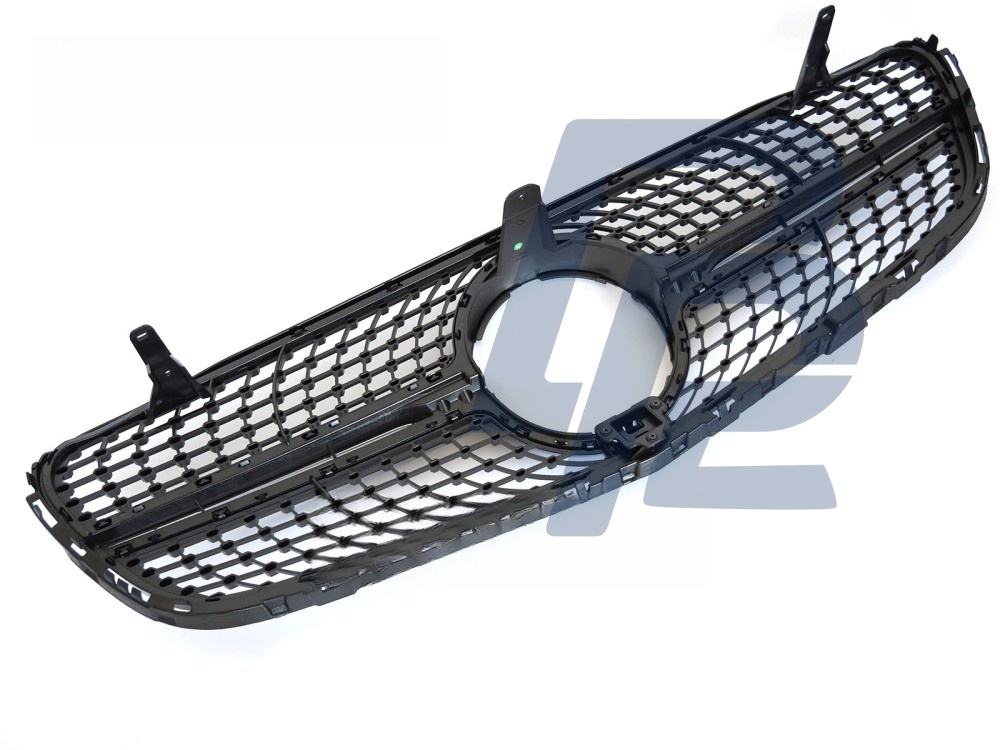 Grille Diamond Black/Chrome with Camera Hole for Mercedes GLC W253 2015–2018 - 5