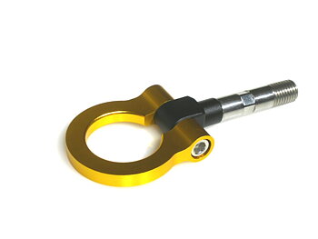 UNIVERSAL FOLD DOWN TOW HOOK GOLD ANODIZED M18X2,5