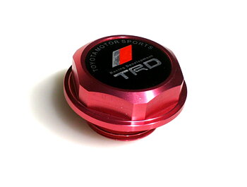 UNIVERSAL TOYOTA TRD STYLE OIL CAP TYPE 2 RED