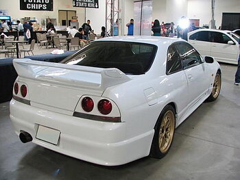 REAR SPOILER GTR REPLICA NISSAN R33 GTS & GTR