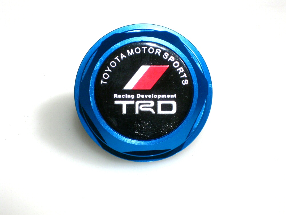 UNIVERSAL TOYOTA TRD STYLE OIL CAP TYPE 2 BLUE