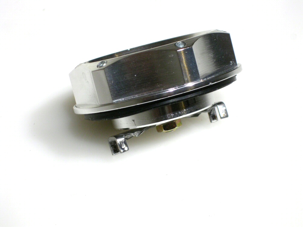 UNIVERSAL MITSUBISHI RALLIART STYLE OIL CAP TYPE 2 SILVER - 2