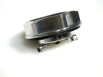 UNIVERSAL MITSUBISHI RALLIART STYLE OIL CAP TYPE 2 SILVER