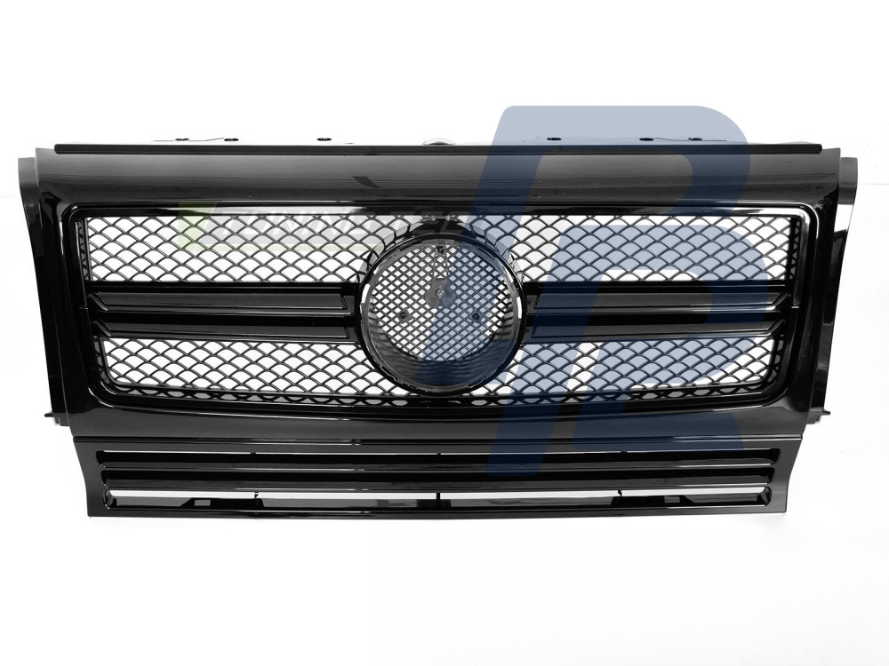 Grille Sport Gloss Black for Mercedes W463 1990–2012 - 3