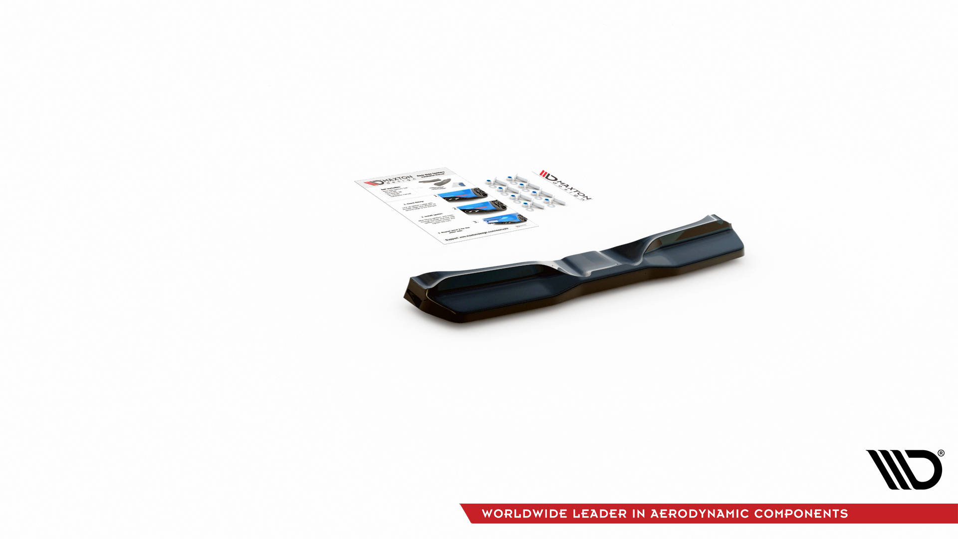 Central Rear Splitter V.2 Nissan 370Z (2009-2020) - 5