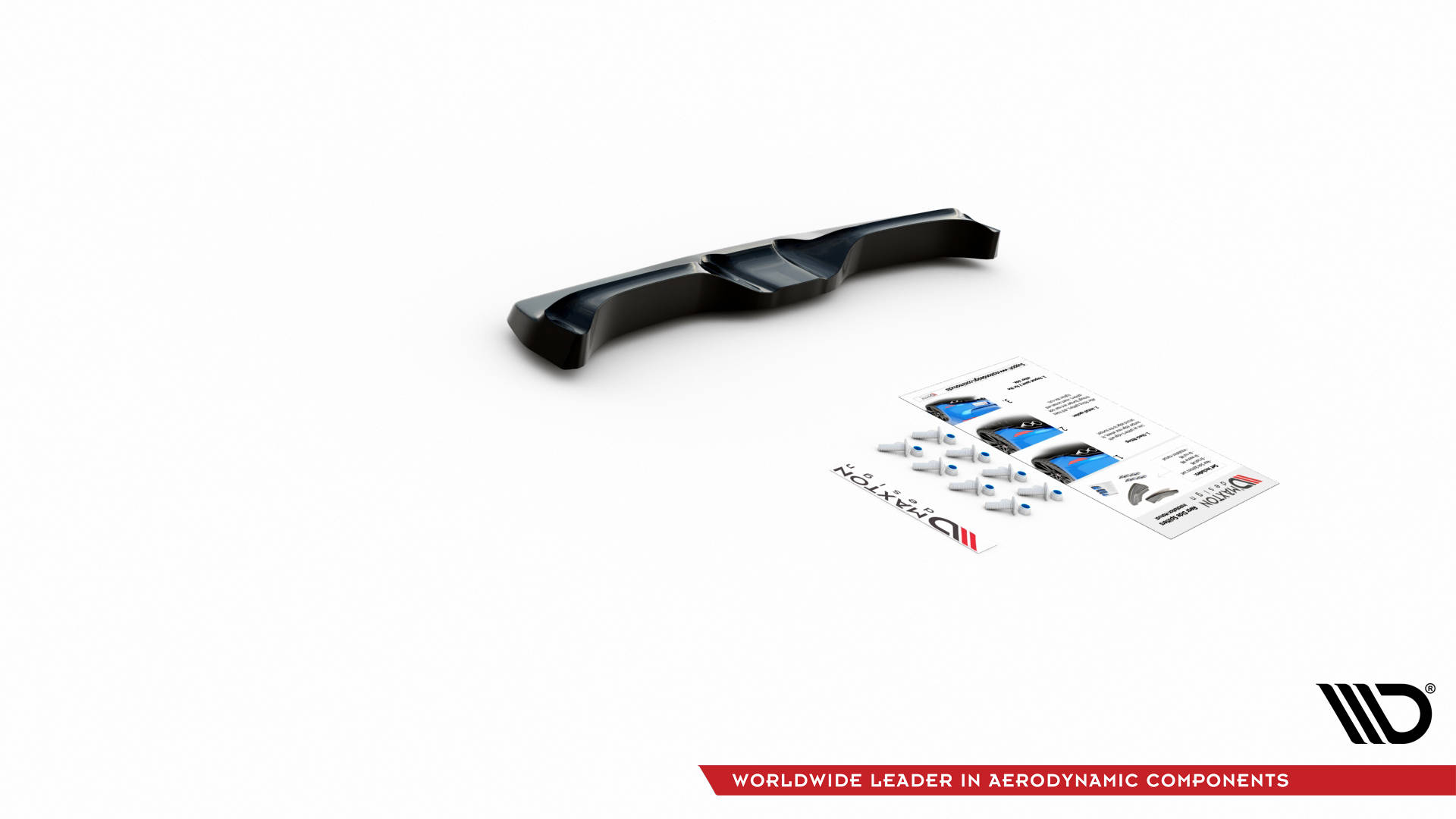 Central Rear Splitter V.2 Nissan 370Z (2009-2020) - 6