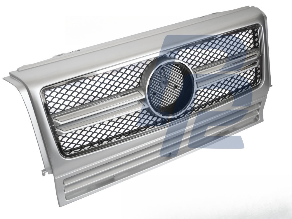 Grille Sport Silver Chrome for Mercedes W463 1990–2012 - 3