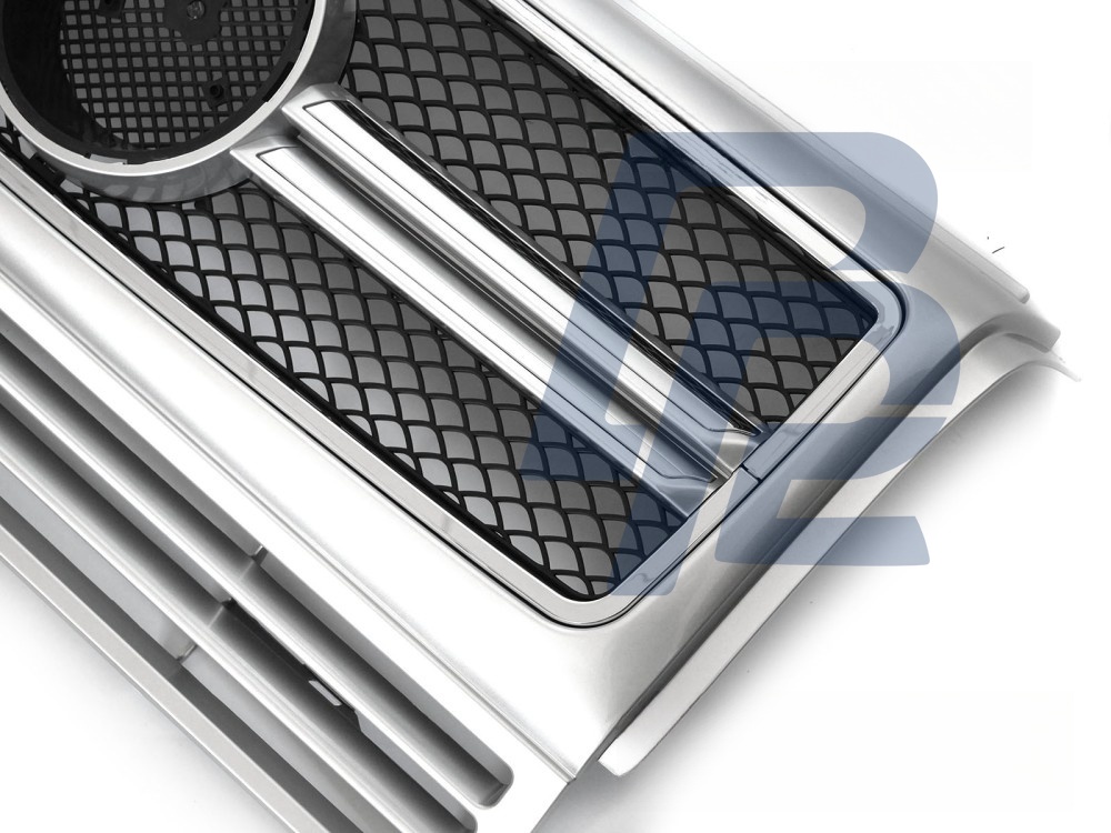 Grille Sport Silver Chrome for Mercedes W463 1990–2012 - 2