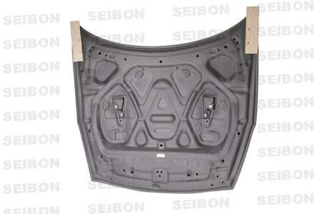 NISSAN SKYLINE R35 GTR 08+ SEIBON OEM DRY-CARBON HOOD - 2