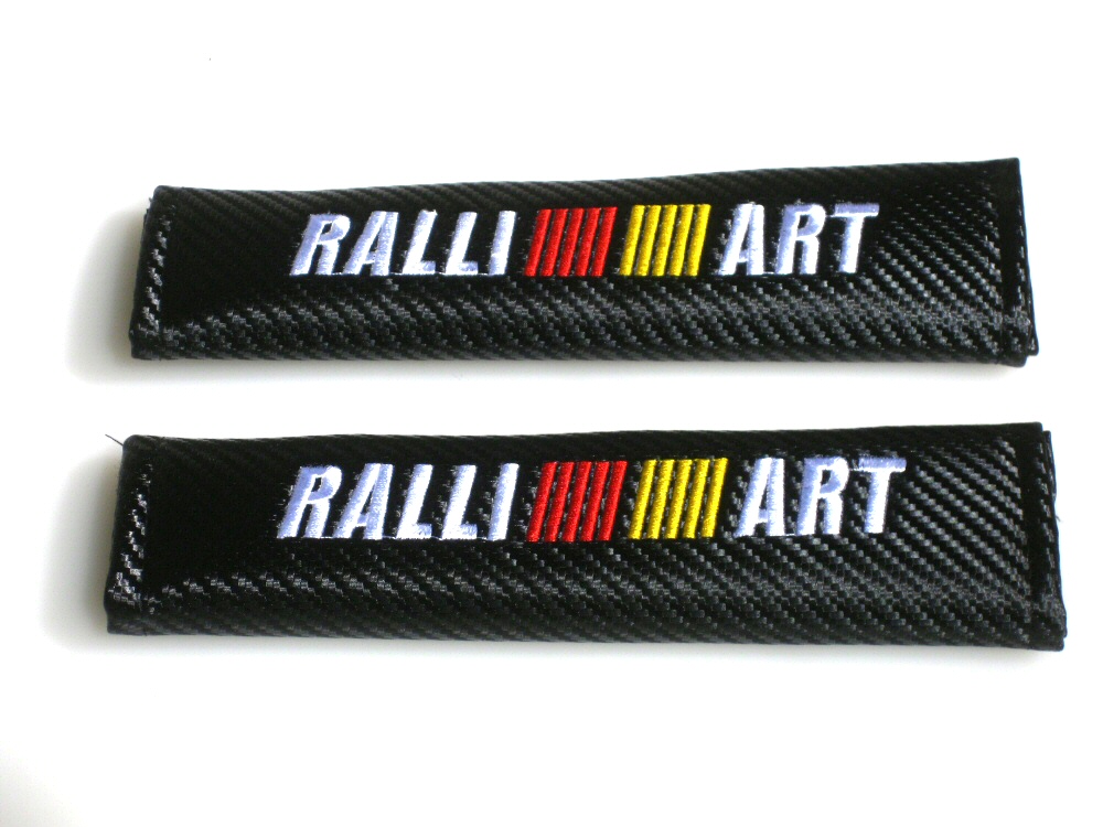 CARBON LOOK RALLIART STYLE SHOULDER PADS (SET)