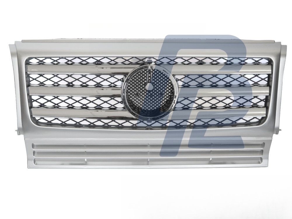 Grille Sport Silver Chrome for Mercedes W463 1990–2012 - 4