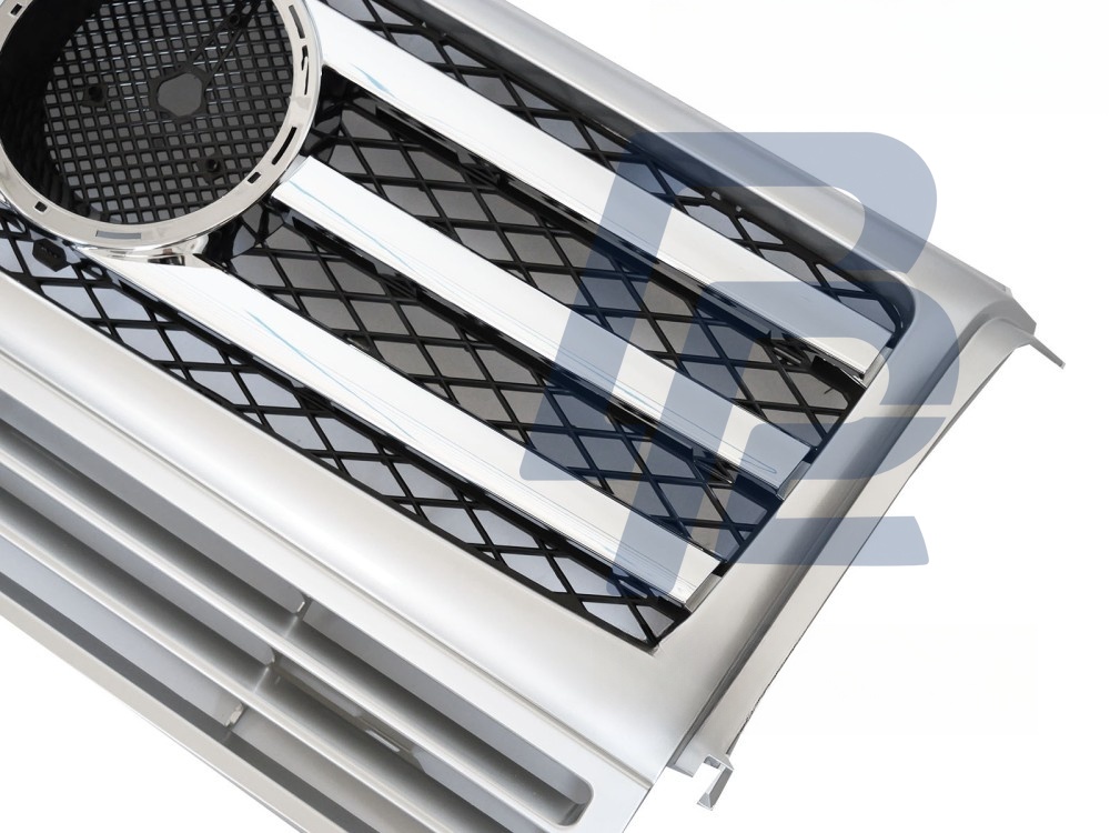 Grille Sport Silver Chrome for Mercedes W463 1990–2012 - 2