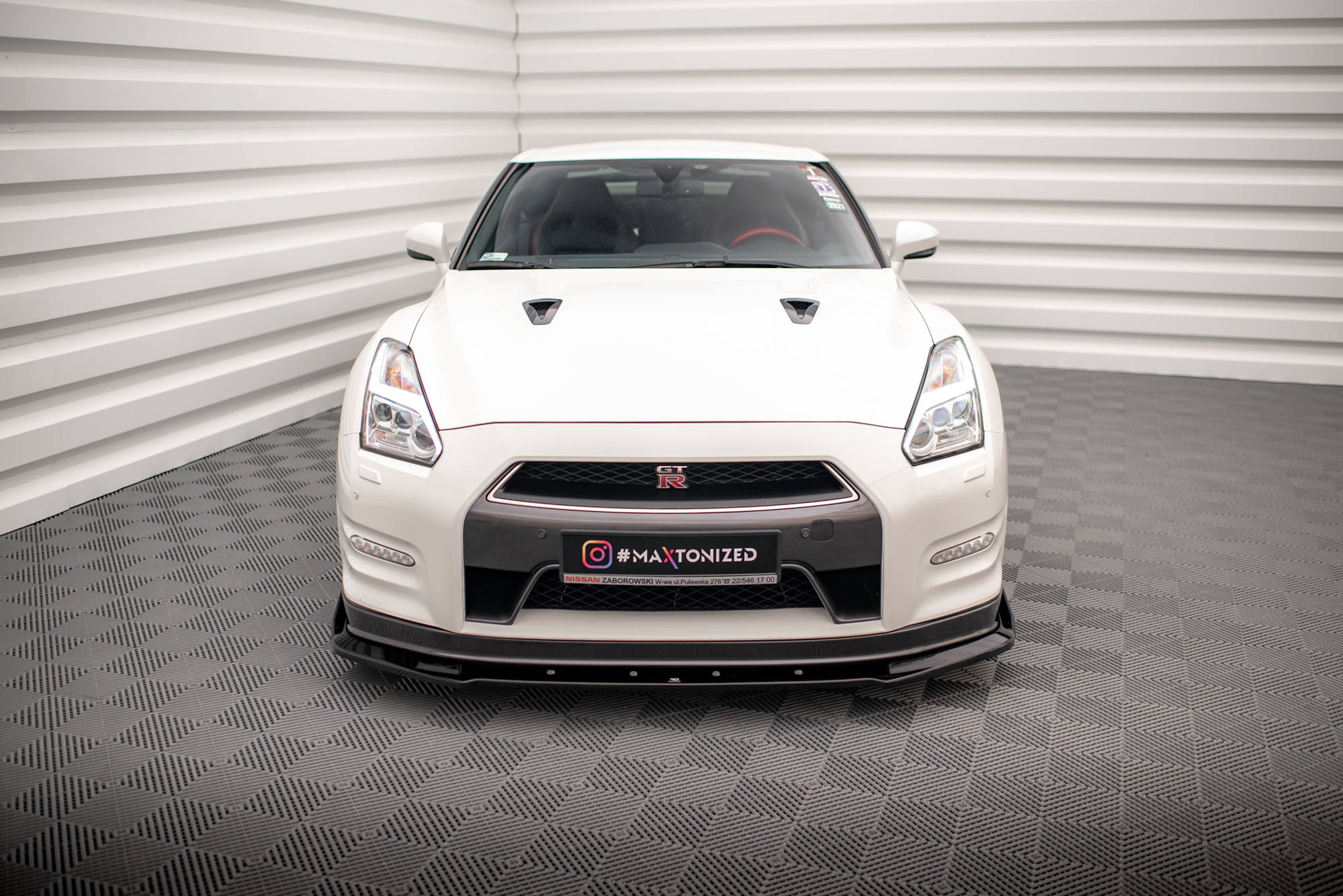 Front Splitter + Flaps Nissan GTR R35 1st Facelift - 2