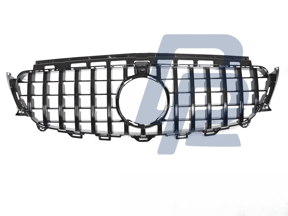 Grille Sport Gloss Black with Camera Hole for Mercedes W213 / S213 2016–2019 - 2