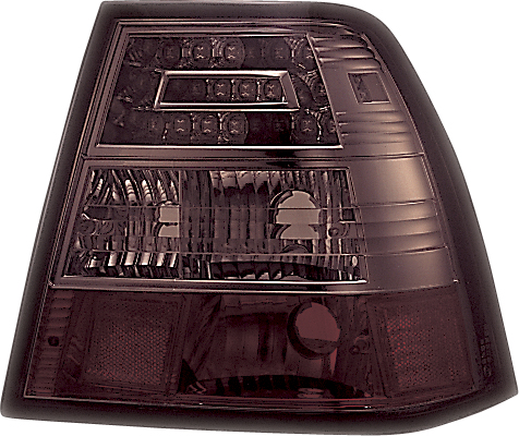VW BORA 99-05 LED BAKLAMPOR SET RÖDA/RÖKTONADE