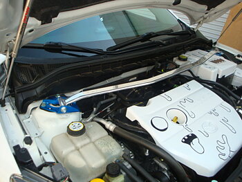 MAZDA 3 10+ RACE SPEC FRONT UPPER STRUTBAR MEGAN RACING
