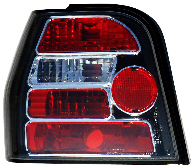 VW POLO 86C 90-94 TAILLIGHTS SET BLACK