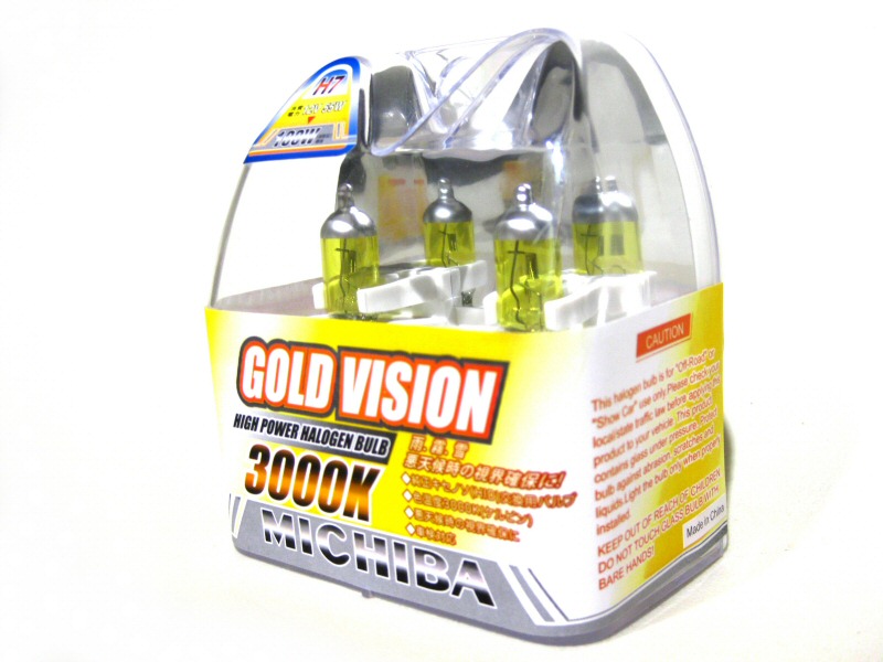 GOLDVISION JDM 3000K YELLOW H7 55W/12V BULB SET (2X) - 2
