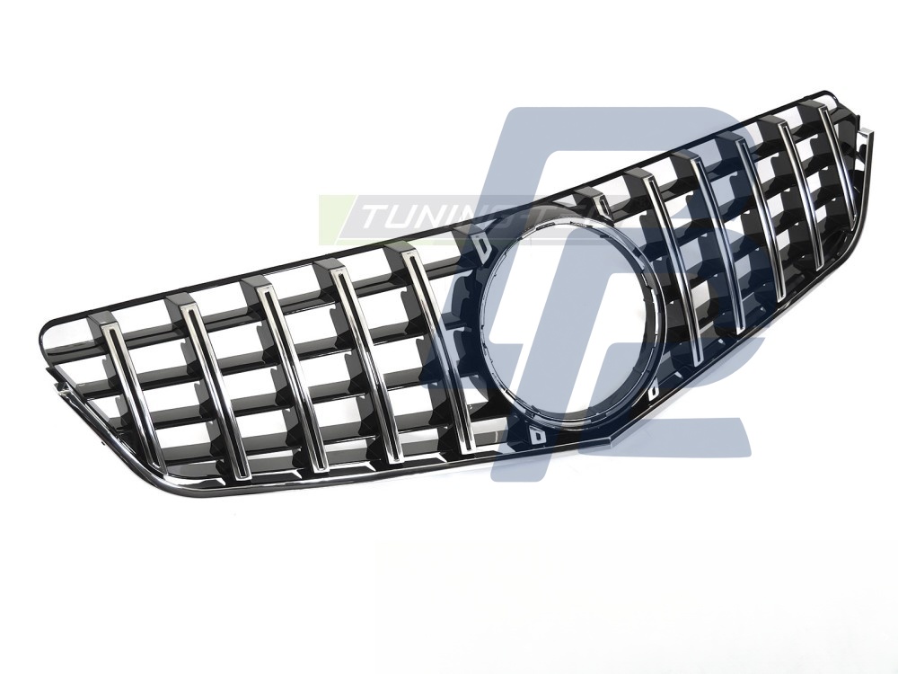 Grille Sport Chrome/Black for Mercedes C207 / A207 2009–2013 - 2
