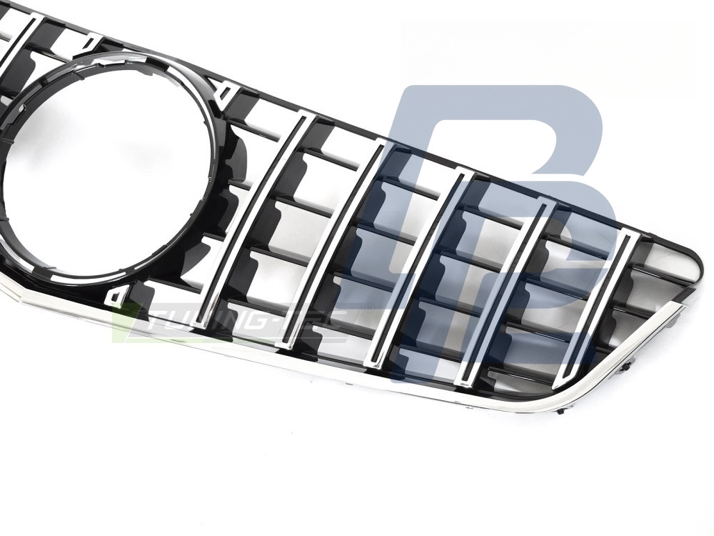 Grille Sport Chrome/Black for Mercedes C207 / A207 2009–2013 - 5