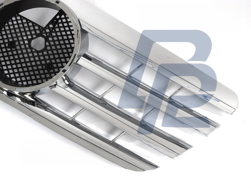 Grille Sport Chrome for Mercedes W210 1999–2002 / S210 1999–2003 - 2