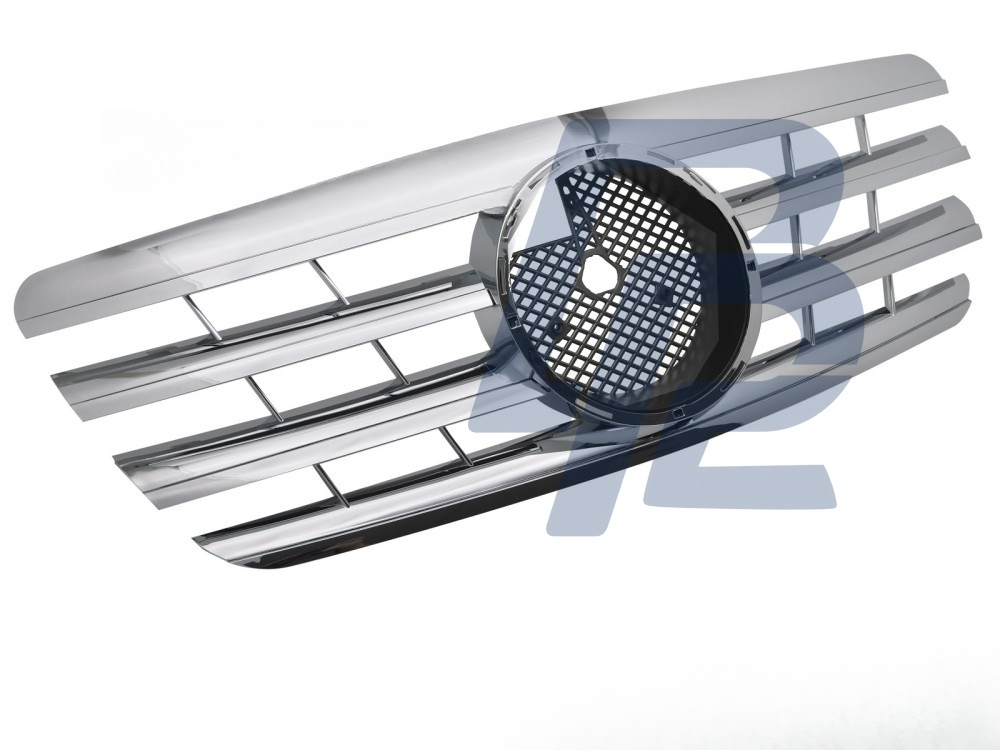 Grille Sport Chrome for Mercedes W210 1999–2002 / S210 1999–2003 - 3