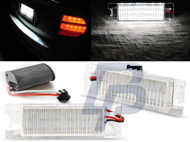 LICENSE LED LIGHTS OPEL ZAFIRA B/  ASTRA H/  CORSA D/ INSIGNIA / IX35 LED CANBUS - 2
