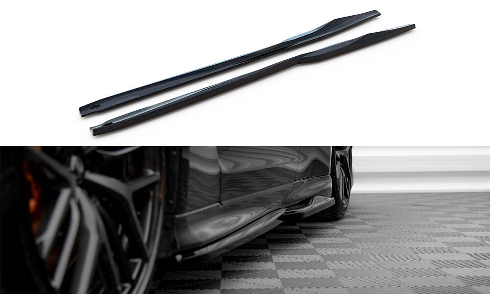 Side Skirts Diffusers Nissan GTR R35 2nd Facelift