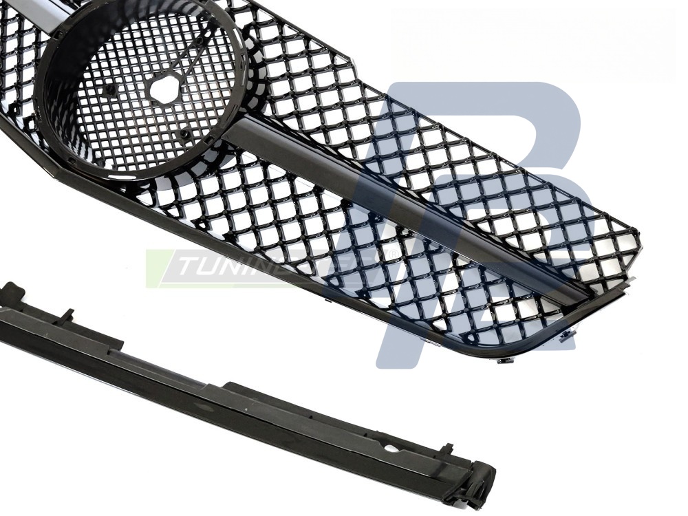 Grille Sport Gloss Black for Mercedes C207 A207 2009–2013 - 5