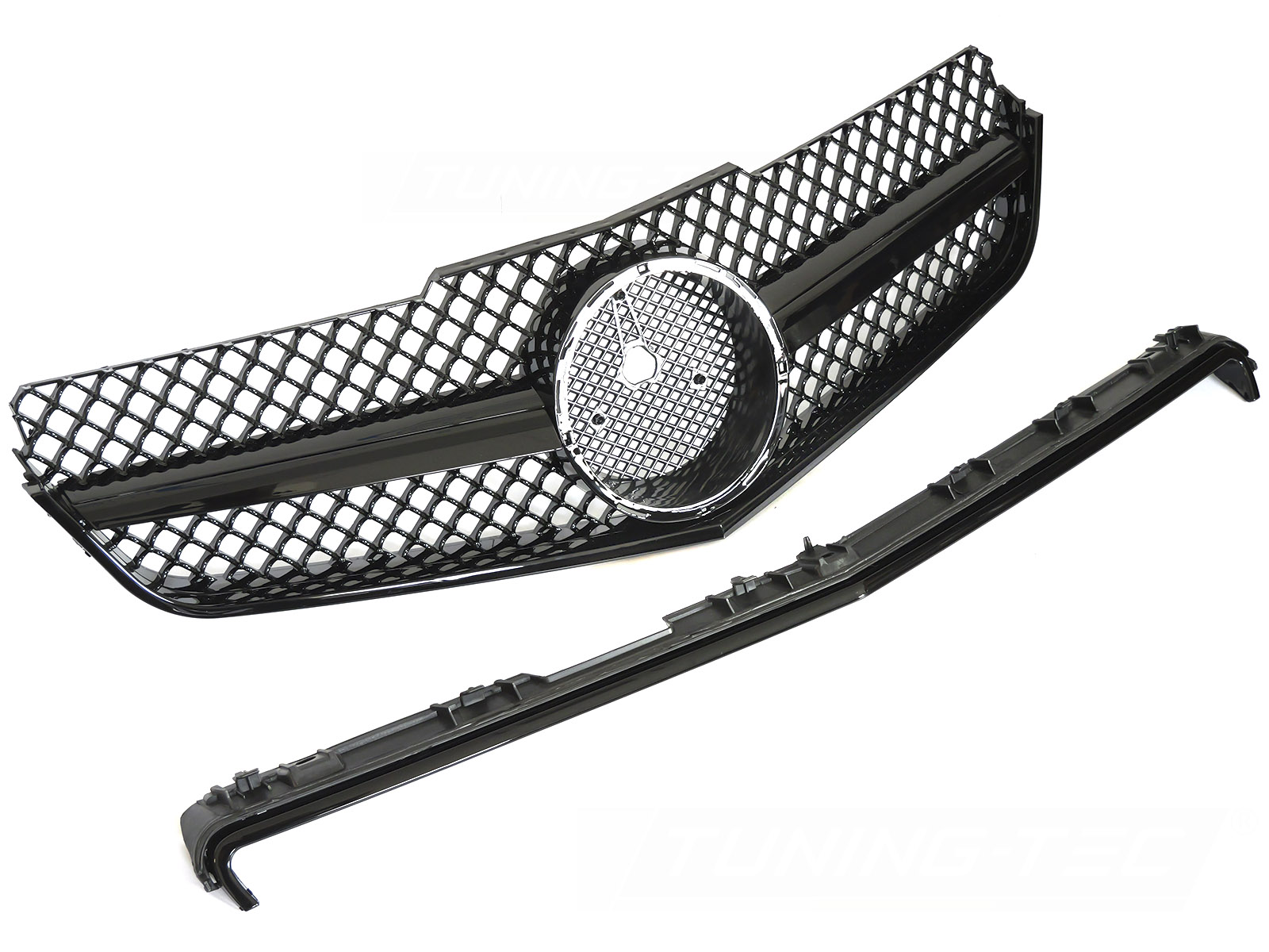 GRILL SPORT BLANK SVART TILL MERCEDES C207 A207 2009-2013