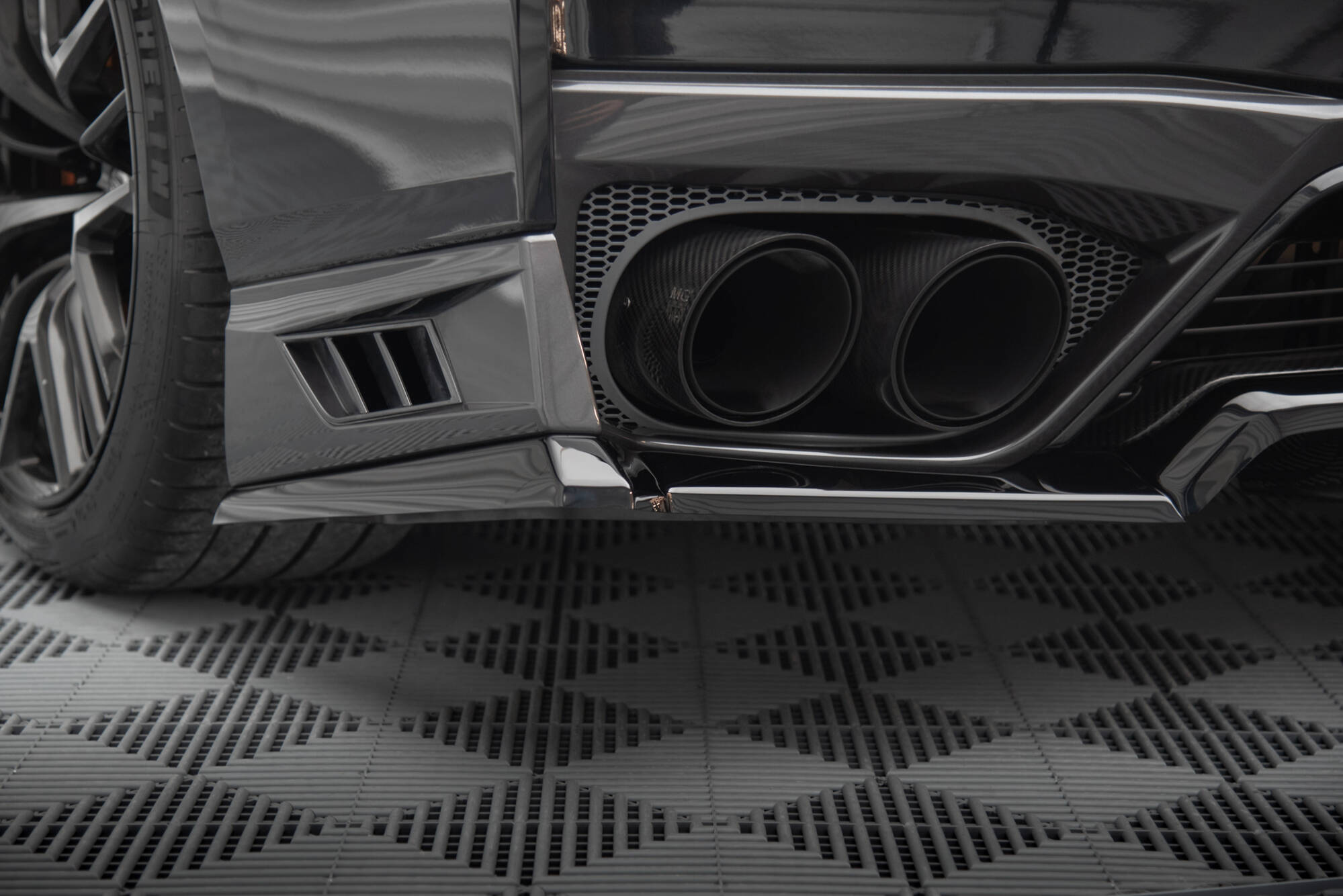 Rear Side Splitters Nissan GTR R35 Facelift - 2