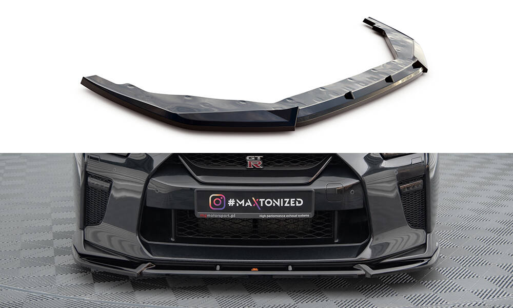 Front Splitter V.2 Nissan GTR R35 2nd Facelift