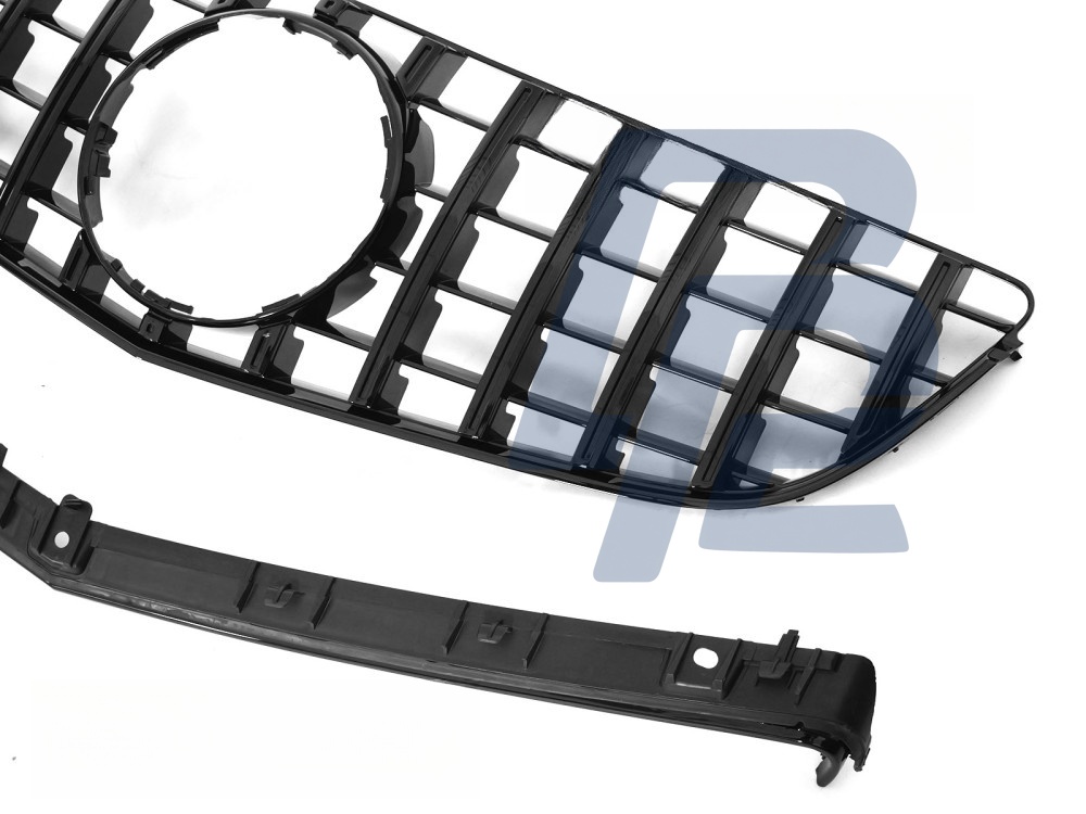 Grille Sport Gloss Black for Mercedes C207 / A207 2013–2017 - 3