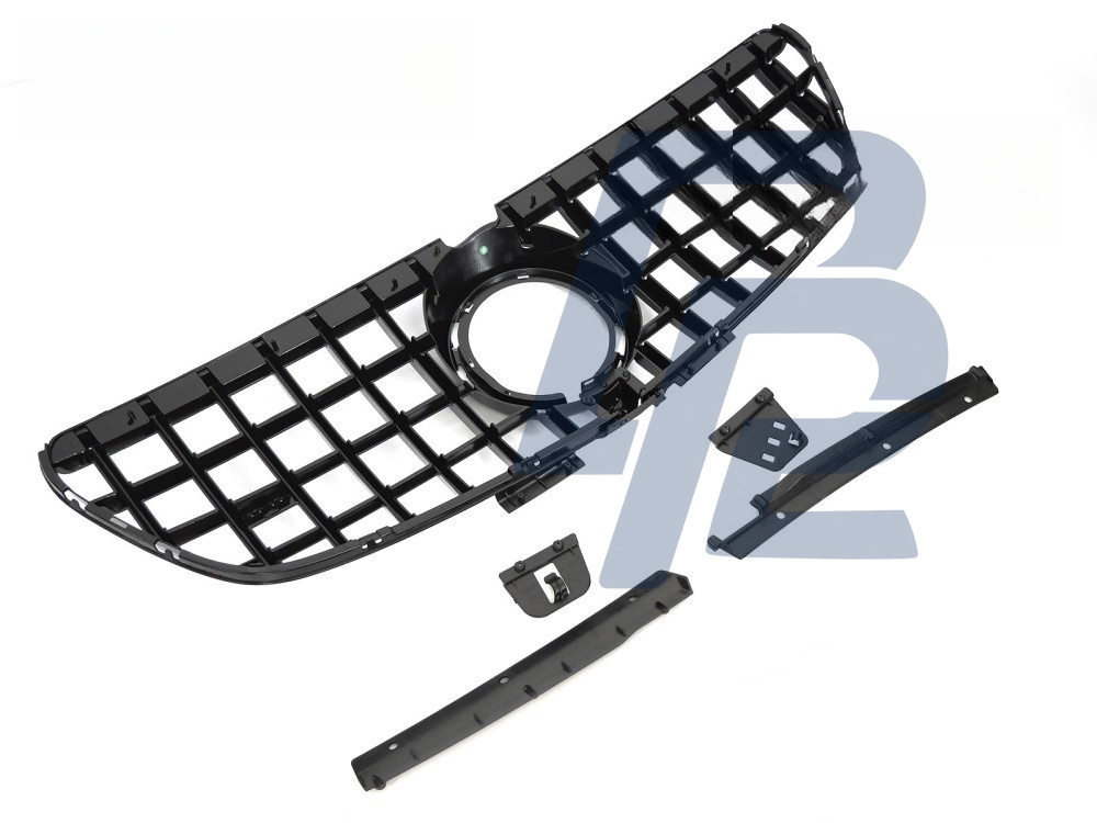Grille Sport Chrome/Black for Mercedes V-Class W447 2020–2023 - 3