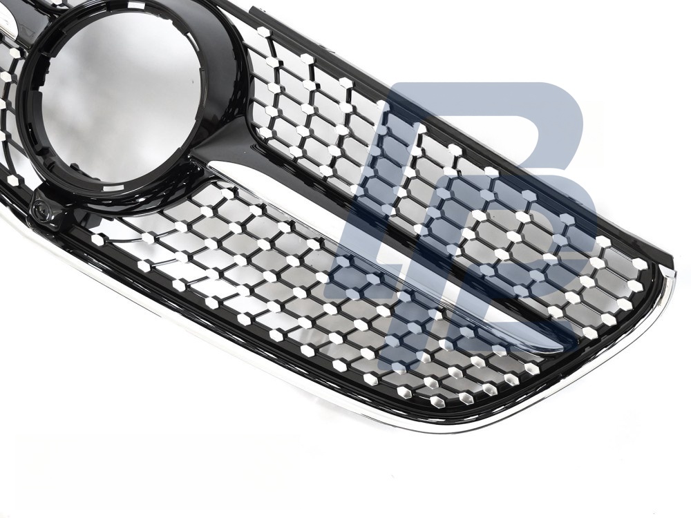 Grille Diamond Black/Chrome for Mercedes V-Class W447 2014–2019 - 3