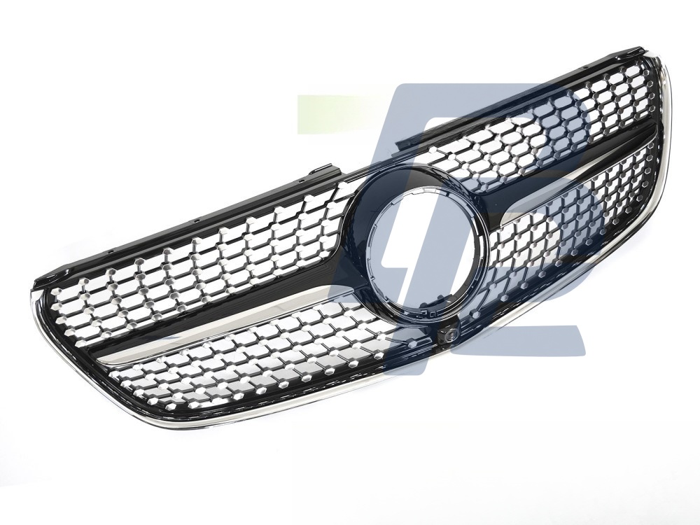 Grille Diamond Black/Chrome for Mercedes V-Class W447 2014–2019 - 5