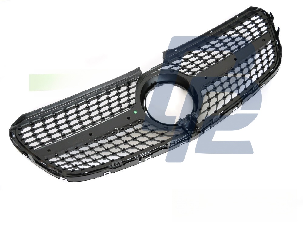 Grille Diamond Black/Chrome for Mercedes V-Class W447 2014–2019 - 4