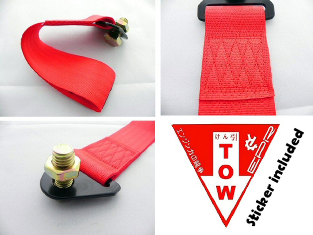 UNIVERSAL EPR TOW HOOK/STRAP 20CM BLUE - 4