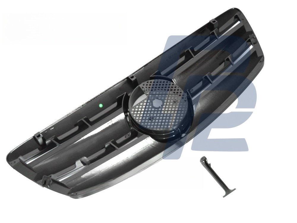Grille Sport Gloss Black for Mercedes W220 2002–2005 - 5