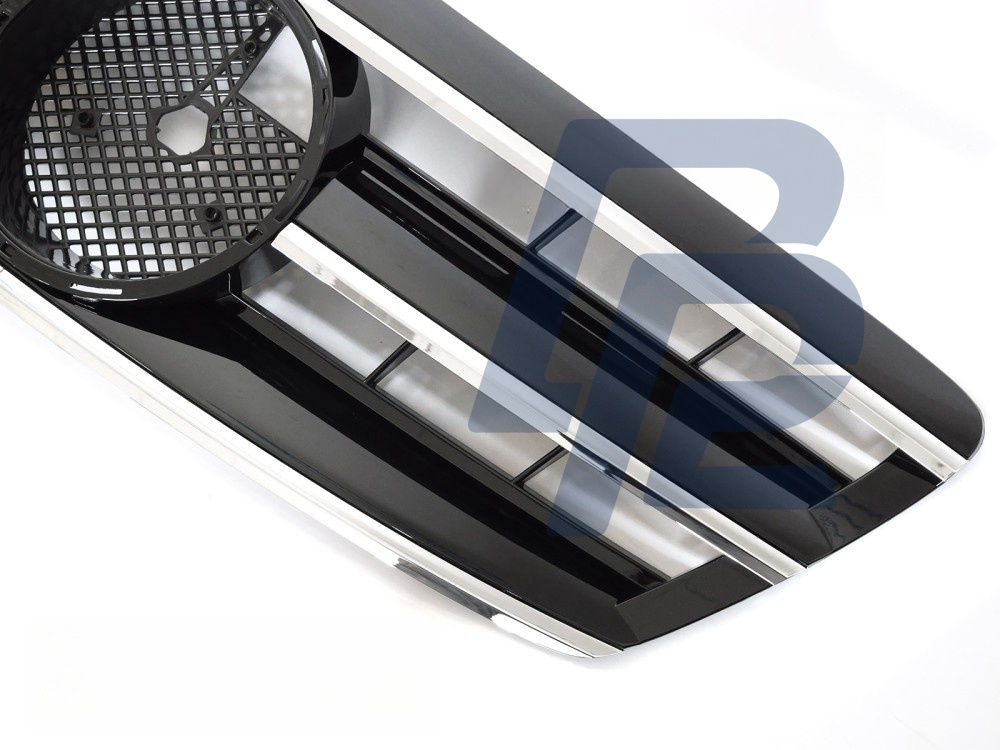 Grille Sport Chrome/Black for Mercedes W220 2002–2005 - 5