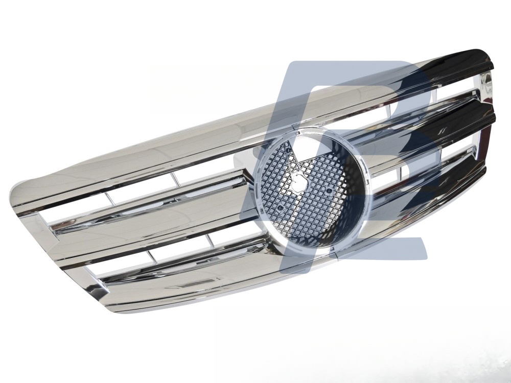 Grille Sport Chrome for Mercedes W220 2002–2005 - 2