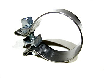 UNIVERSAL HEAT WRAP /EXHAUST BAND CLAMP STEEL 2.5 INCH