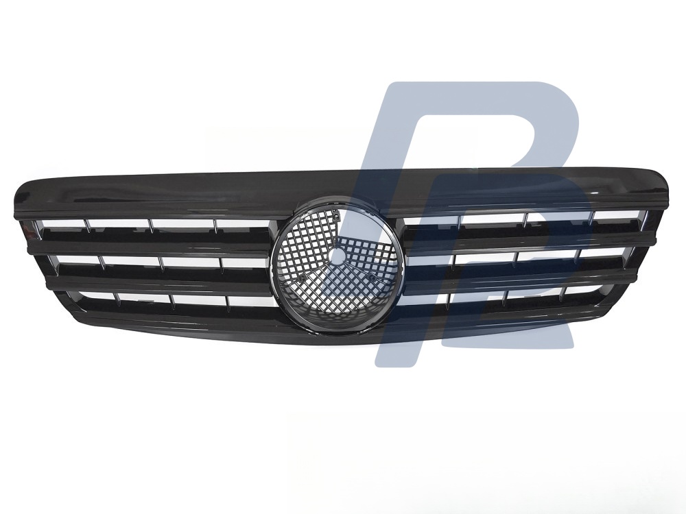 Grille Sport Gloss Black for Mercedes W220 1998–2002 - 5