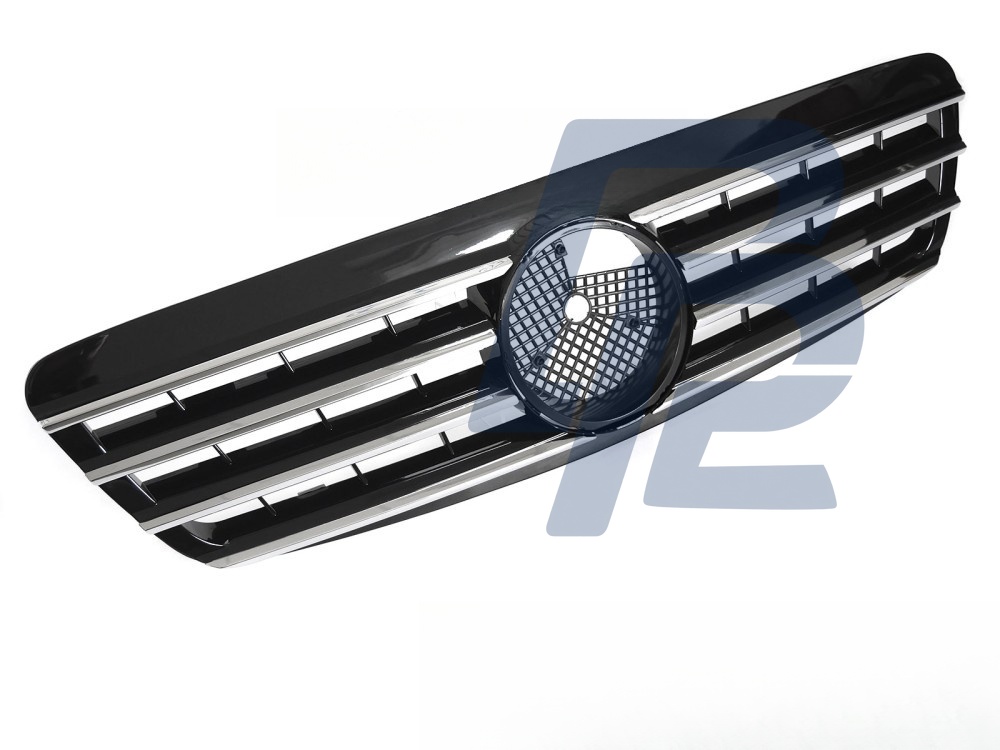 Grille Sport Chrome/Black for Mercedes W220 1998–2002 - 3