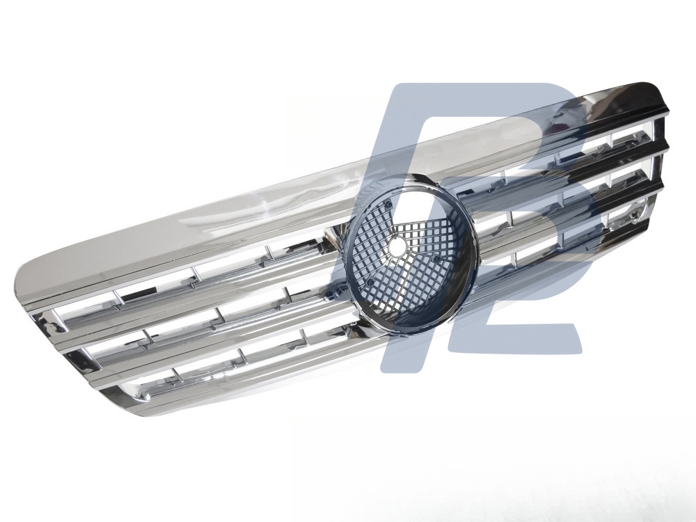 Grille Sport Chrome for Mercedes W220 1998–2002 - 4