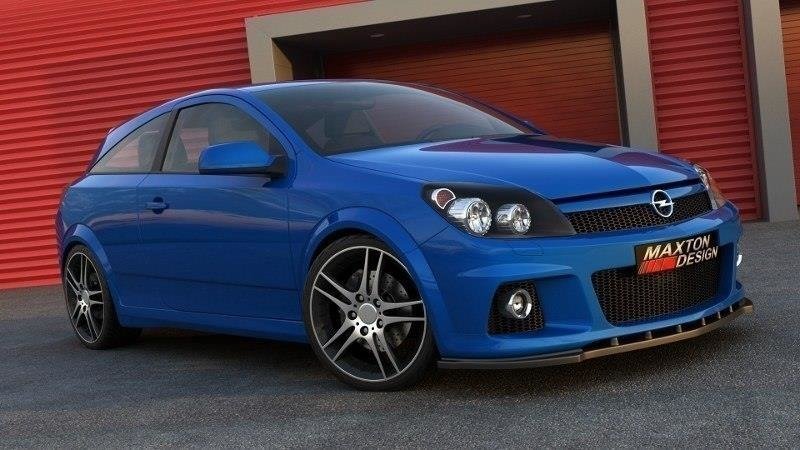 Front Splitter Opel Astra H (For OPC / VXR) - 3