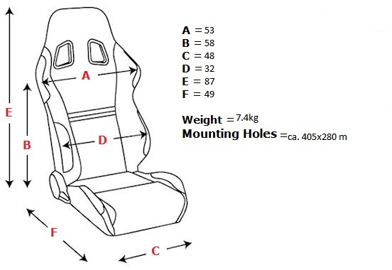 SPL-TUNING UNIVERSAL BUCKET SEAT MODEL ZV BLACK - 2