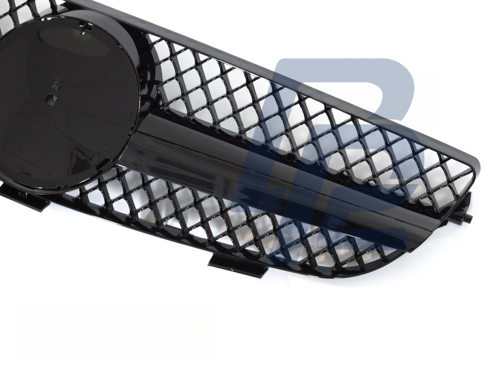 Grille Sport Gloss Black for Mercedes CLK W209 2003–2010 - 4
